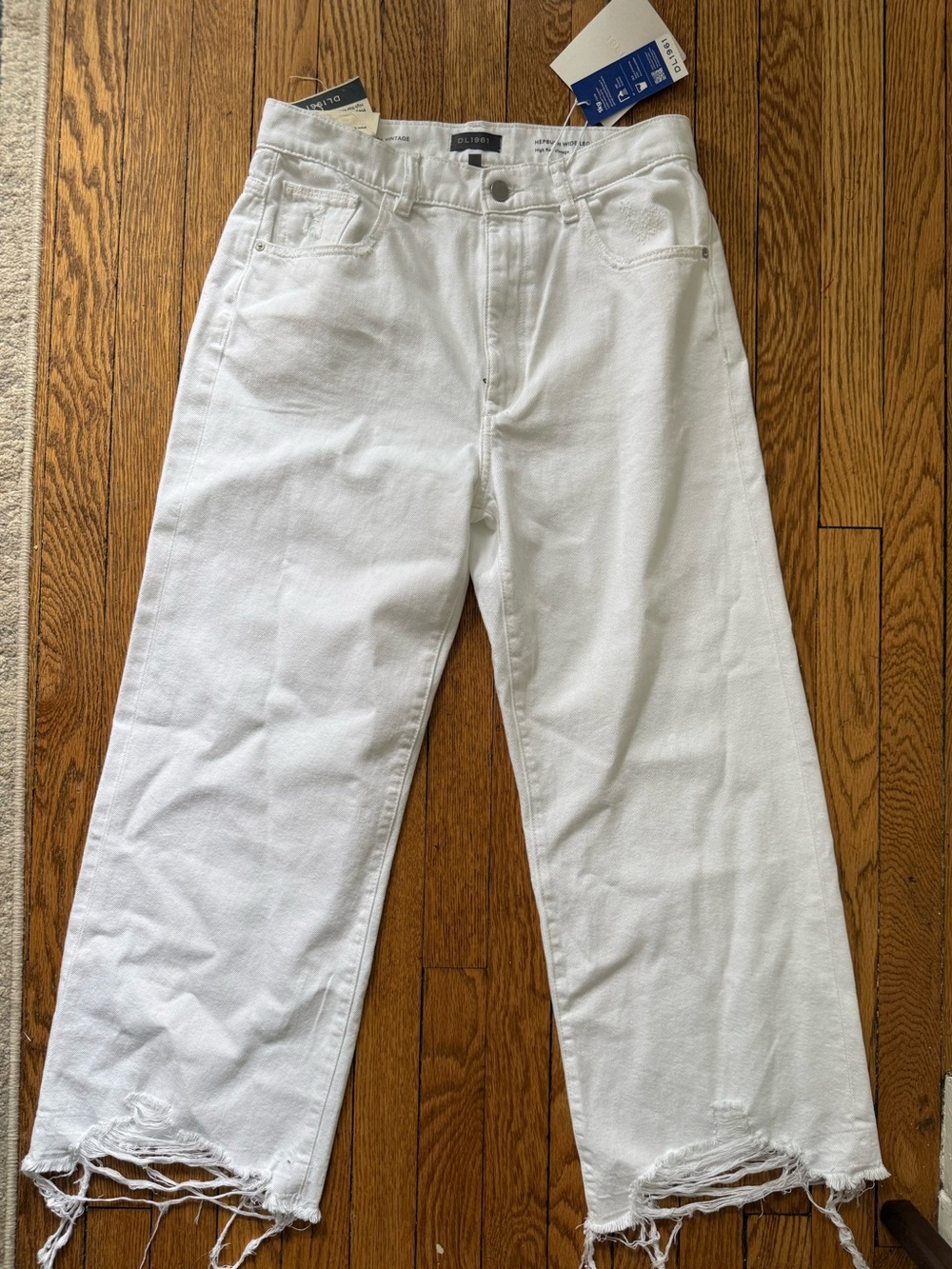 DL1961 Hepburn Wide-Leg High Rise Vintage Jeans - Size 29 - NWT